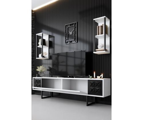 Black Line Set - White, Black