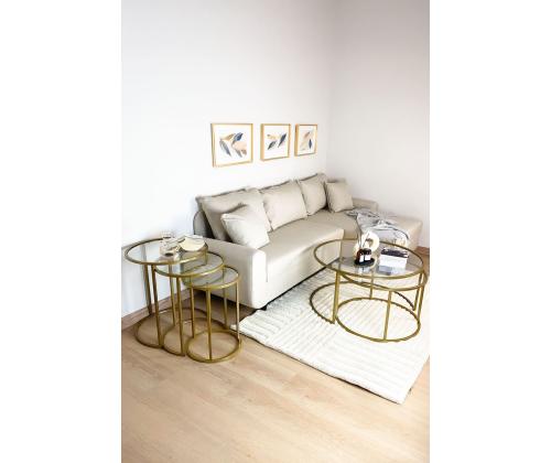 Alya - Gold, Transparent