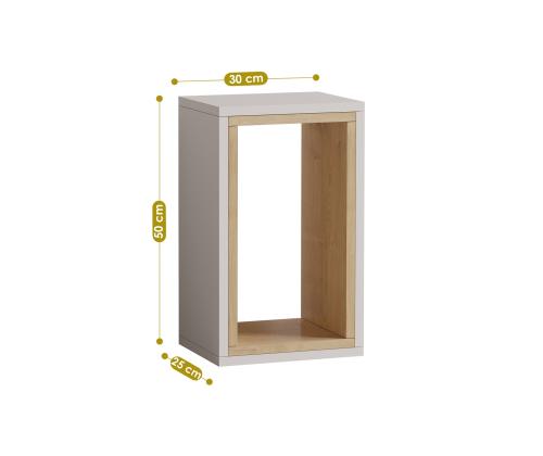 Nancy - Sapphire Oak, White