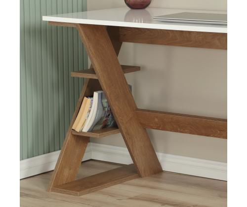 Lungo - Dark Oak, White