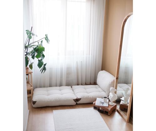 Diivan Fold Teddy - Cream