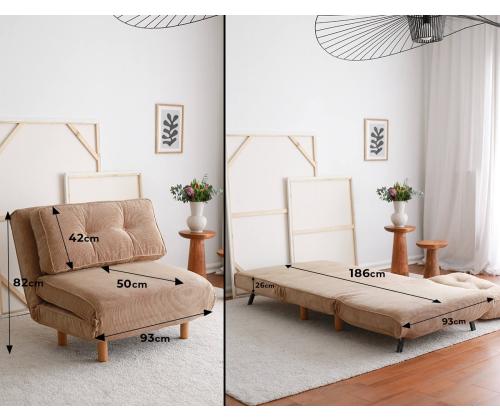 Diivan Foldy - Brown