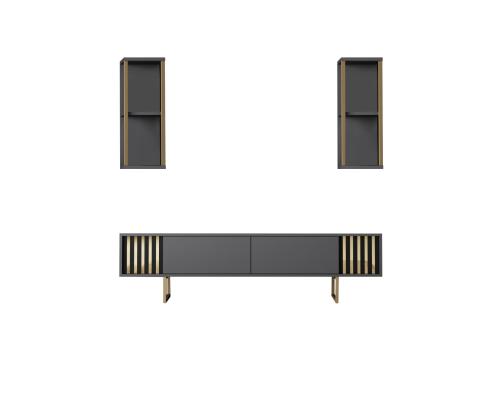 Gold Line - Anthracite, Black