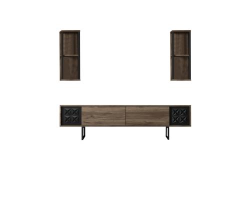 Black Line Set - Walnut, Black