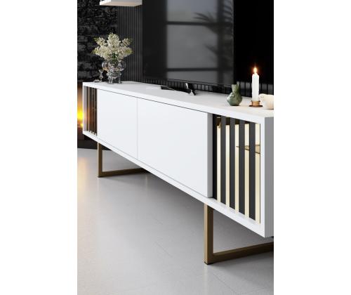 Gold Line - White, Gold