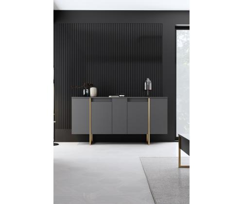 Luxe - Anthracite, Gold