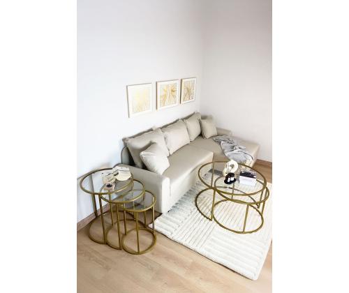 Alya - Gold, Transparent