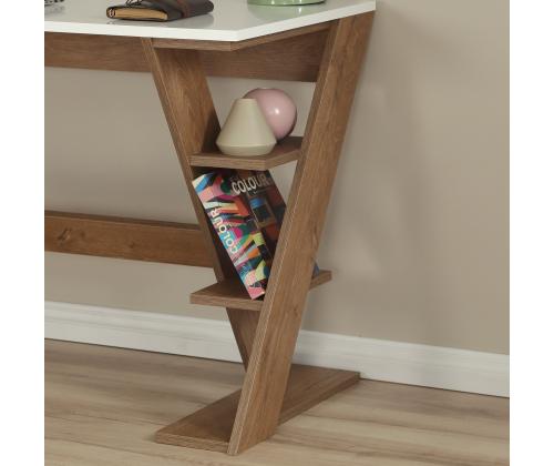 Lungo - Dark Oak, White