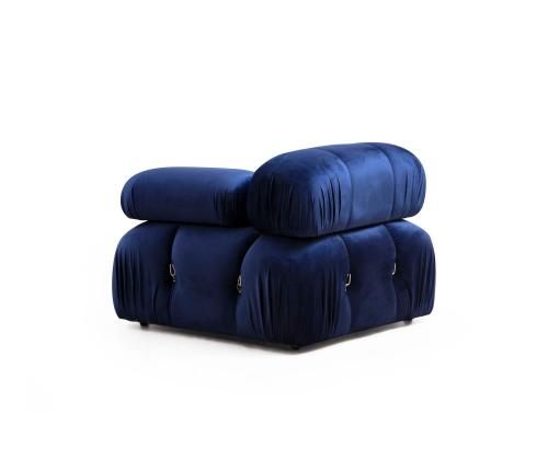 Bubble Velvet Blue L1-O1-1R-PUF