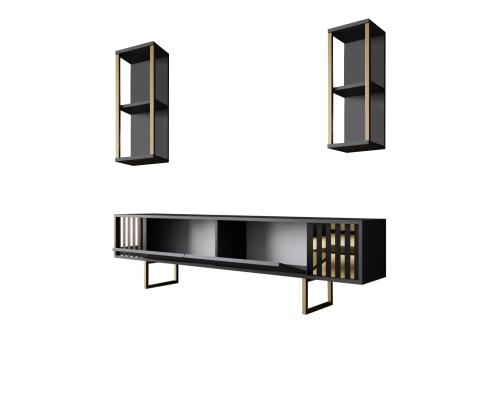 Gold Line - Anthracite, Black