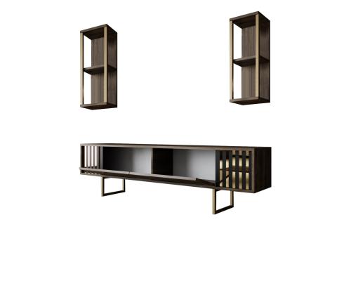 Gold Line - Walnut, Black