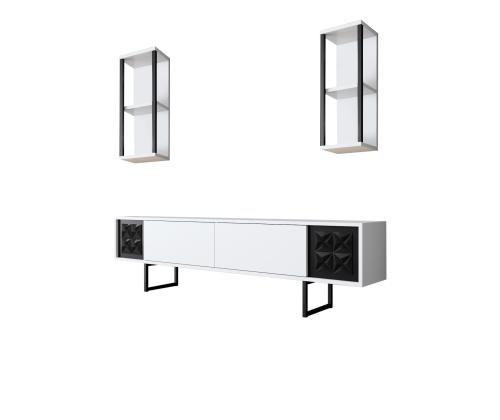 Black Line Set - White, Black