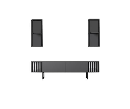 Chrome Line Set - Anthracite, Black