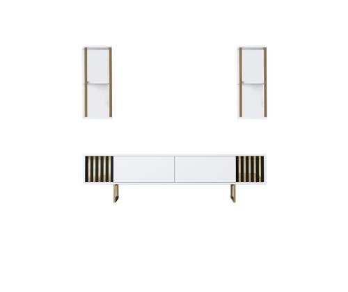 Gold Line - White, Gold