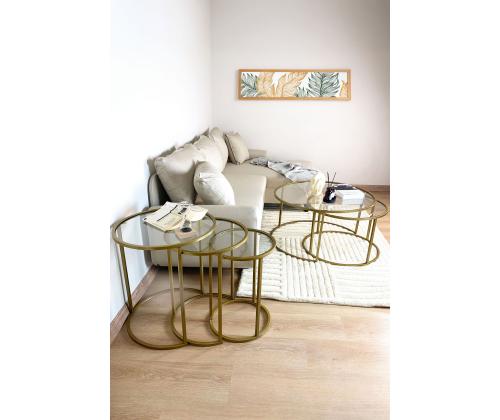 Alya - Gold, Transparent