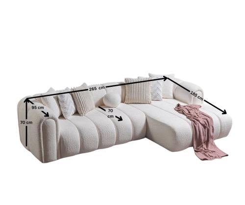 Diivan N-Line Right - White