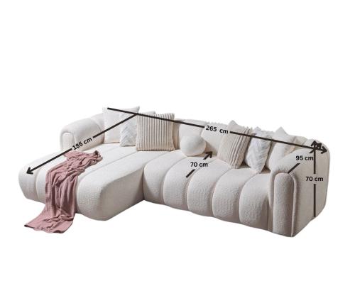 Diivan N-Line Left - White