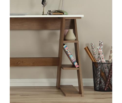 Lungo - Dark Oak, White