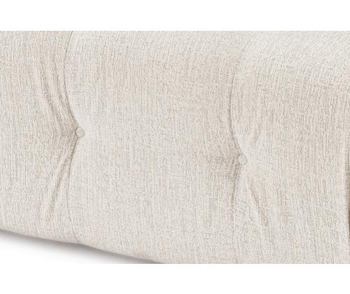 Doblo 3 Seater with Pouffe ( L1-O1-1R-Pouffe) - Cream
