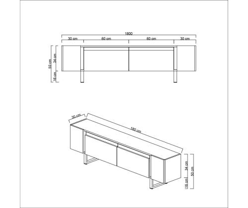 Yildiz - Walnut, Black