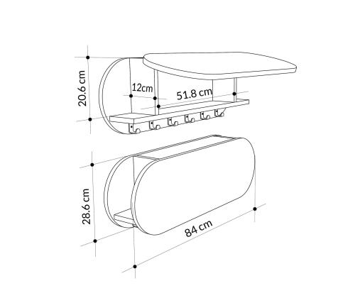 Kroma Hanger - White