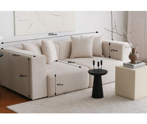 Diivan Yolo 3 Seater - White