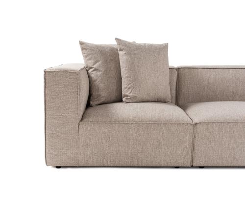 Sora (L1-O1-O1-1R-POUFFE ) - Sand Beige