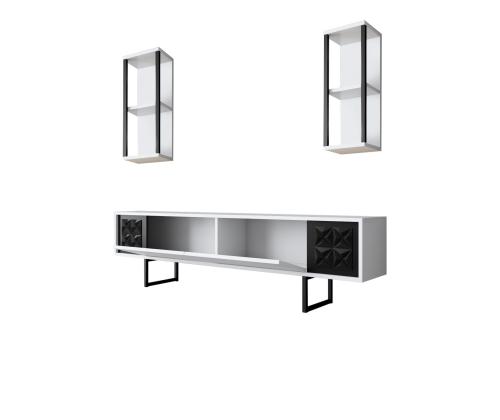 Black Line Set - White, Black