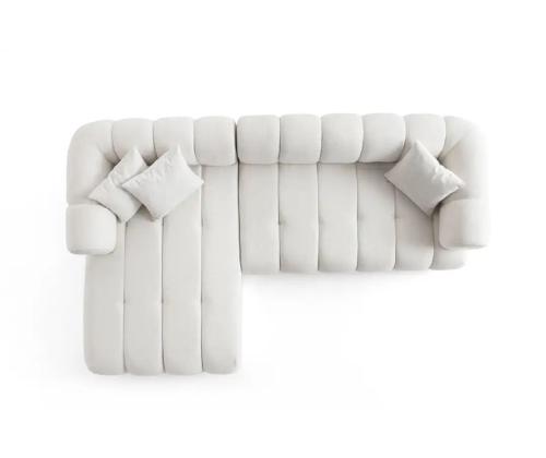 Diivan Petra Left - White