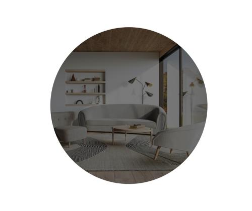 Peegel Oneas - Dark Grey, Silver