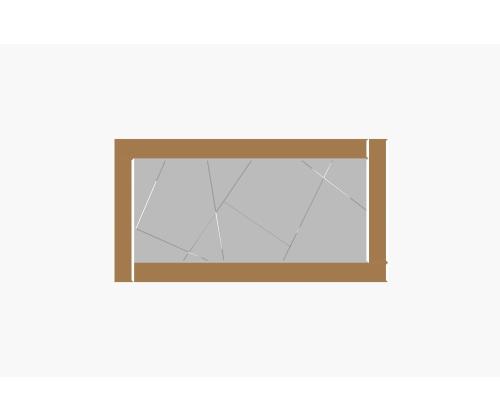 Peegel Pierre - Bronze, White