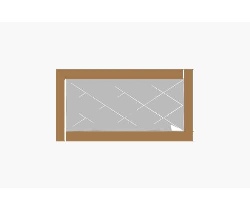 Peegel Pierre - Bronze, White v2