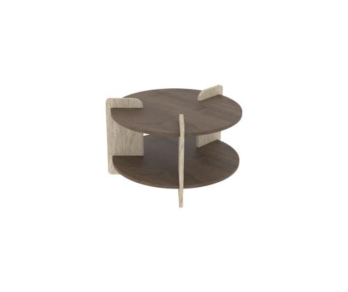 Kohvilaud Oalla - Walnut, Travertine