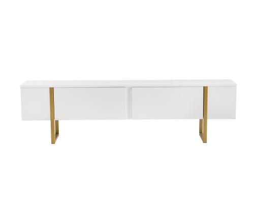 TV laud Serenity - White, Gold