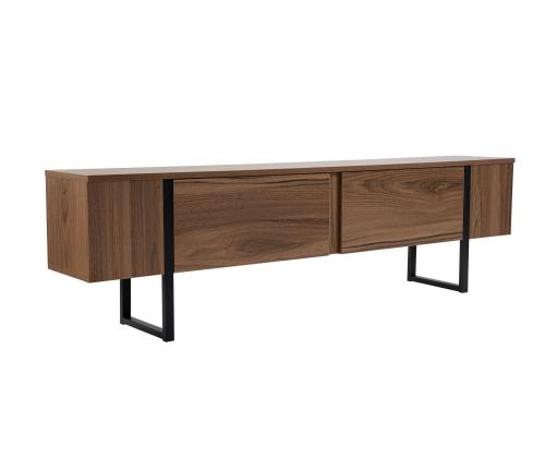 TV laud Serenity - Venezia Walnut, Black