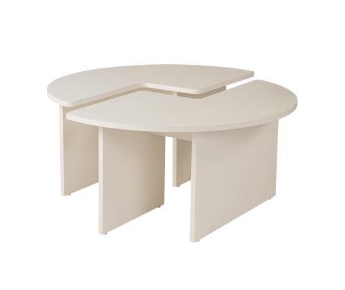 Kohvilaud Moira - Wood White