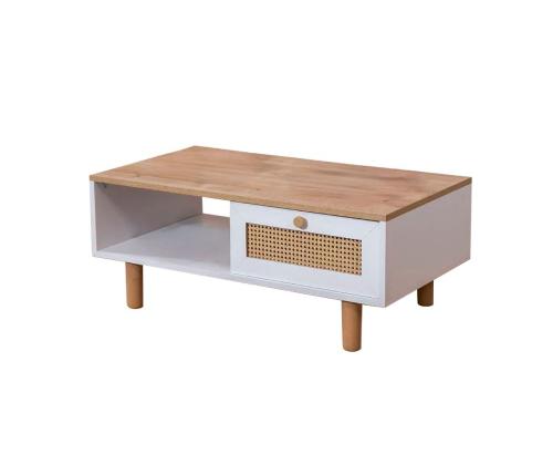 Kohvilaud Bohem - White, Oak