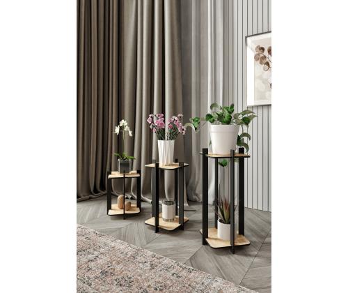 Flower Desk Square - Oak