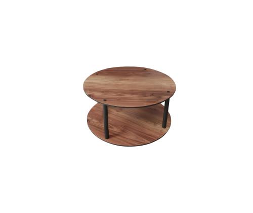 Kohvilaud Masivo Round - Walnut