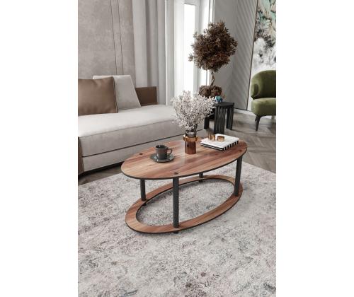 Kohvilaud Hole Ellipse - Walnut