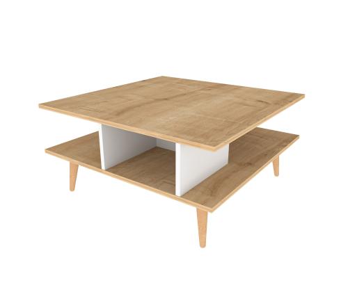 Kohvilaud Akya - Oak, White