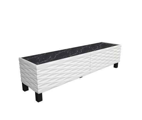 TV laud Lerze - White, Black