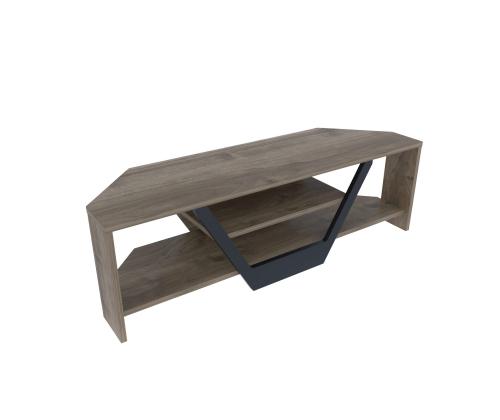 TV laud Sares - Walnut, Black