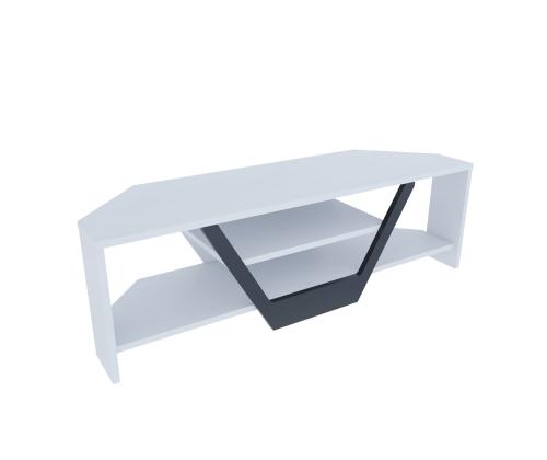 TV laud Sares - White, Black