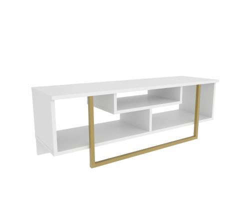 TV laud Asal 120 - Gold, White