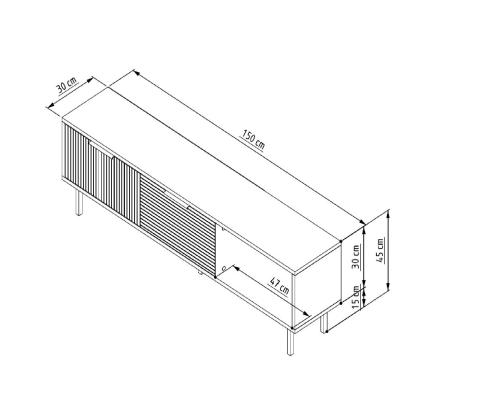 TV laud Venus - White