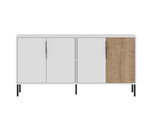 Callia - White, Sapphire Oak