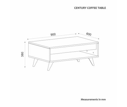 Kohvilaud Century - Sapphire Oak