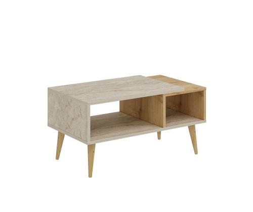 Kohvilaud Austin - Travetine, Sapphire Oak