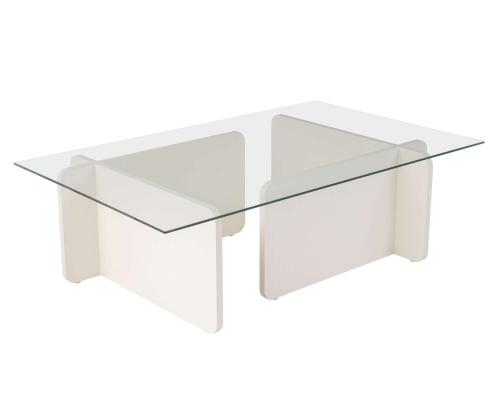 Kohvilaud Flavio - Wooden White